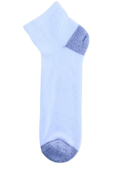 12 Pairs Thick Cotton Sports Athletic Socks Classic White Grey Low Cut Ankle Quarter All Seasons Size 10-13 with Arch Support Cushioned Soles for Baseball Basketball Bodybuilding Cycling Football Gym Training